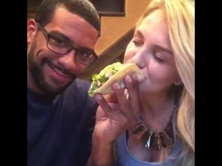 a late night at qdoba snack always fixes the drunk girlfriend (nigga vine)