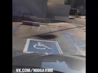 how to get away with handicap parking (nigga vine)