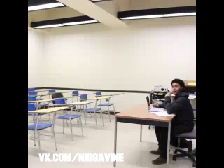 fuck showing up to class early (nigga vine)