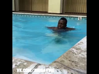 nobody ever wants to get caught peeing in the pool. (nigga vine)